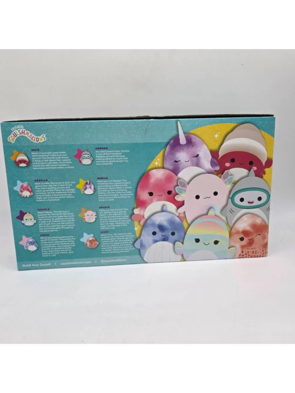 Squishmallows 5" Mini Plush 8-Pack  Sea Life Indie Orzella Fabiola Samir Gordon - Picture 3 of 11